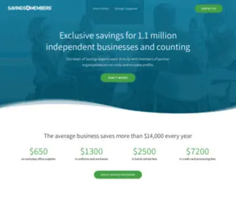 Bizunite.com(Savings4Members) Screenshot