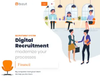 Bizut.com.br(Sistema de Recrutamento e Seleção) Screenshot
