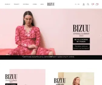 Bizuu.pl(Ubrania od polskich projektantek mody) Screenshot