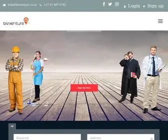 Bizventure.co.za(Find your next service) Screenshot