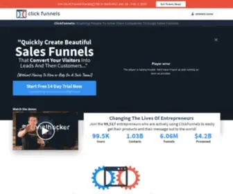 Bizwithluke.com(Marketing Funnels Made Easy) Screenshot