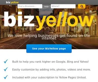 Bizyellow.com(Yellow Pages United Business Webpages) Screenshot