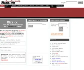 Bizz.cc(Free URL Redirection) Screenshot
