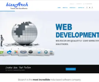 Bizzarch.com(Bizzarch is an India based Bulk sms Provider and IT company) Screenshot
