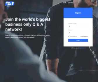 Bizzask.com(Q and A Forum) Screenshot