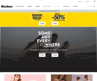 Bizzbee.com(Mode, vêtements et accessoires pour homme et femme) Screenshot