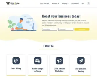 Bizzebee.com(Boost Your Business Today) Screenshot