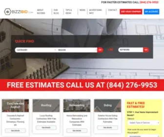 Bizzibid.com(Local Home Improvement & Home Remodeling Services) Screenshot