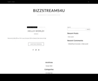 Bizzstreams2U.xyz(Bizzstreams4u is a sports streaming site) Screenshot