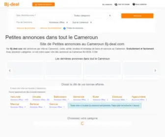 BJ-Deal.com(Site de petites annonces gratuites au Cameroun) Screenshot