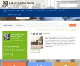 BJbcollege.in(BJB Autonomous College) Screenshot