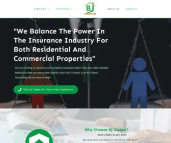 BJclaims.com(We Help Home Owners and Investors Get The Money They Deserve) Screenshot