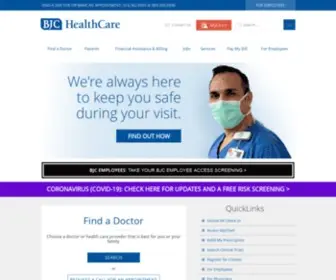 BJC.org(Bjc healthcare) Screenshot