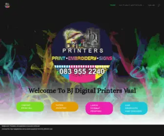 Bjdigitalprinters.net(BJ Digital Printers) Screenshot