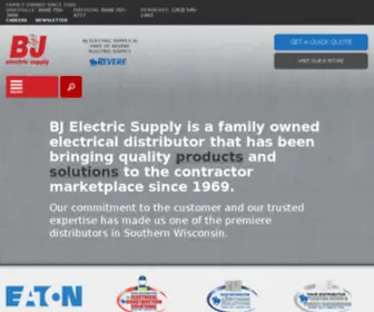 Bjelectric.com(Electrical Supply Madison) Screenshot