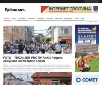 Bjelovarac.hr(Bjelovarski gradski list) Screenshot