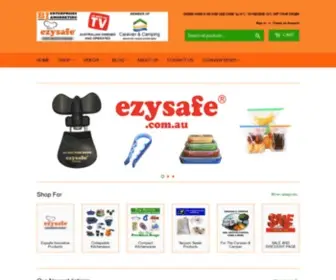 Bjenterprises.com.au(Ezysafe Compact Kitchenware BJ Enterprises and Marketing Ezysafe. Our online shop) Screenshot