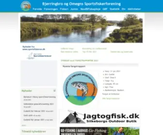 Bjerringbro-Sportsfisker.dk(Bjerringbro & omegns Sportsfiskerforening) Screenshot