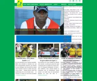 Bjfoot.com(Football au Bénin) Screenshot