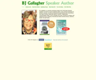 Bjgallagher.com(BJ Gallagher) Screenshot