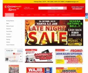 Bjhomejogja.com(Qhomemart BJ Home Supermarket Bangunan dan Furniture) Screenshot