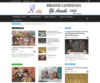 Bjiasi.ro(Biblioteca Judeţeană „Gh) Screenshot