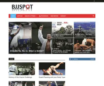 BJJ-Spot.com(Brazilian Jiu Jitsu (BJJ) News) Screenshot