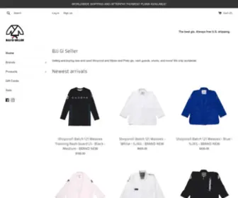 BJjgiseller.com(BJJ Gi Seller) Screenshot