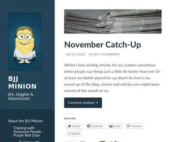 BJjminion.com(BJJ Minion) Screenshot