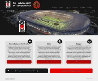 BJkkabatasvakfi.org(Bjk Kabataş Vakfı) Screenshot