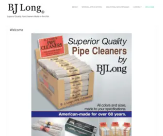 Bjlong.com(Superior Quality Pipe Cleaners Made in the USA) Screenshot