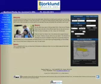 Bjorklundrealty.com(Bjorklund Realty) Screenshot