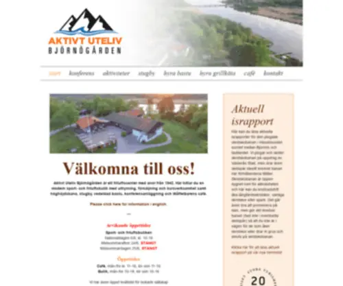 Bjornogarden.se(Aktivt Uteliv Björnögården) Screenshot