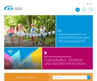 BJR.de(Jung und engagiert. Das ist die Jugendarbeit in Bayern. Der Bayerische Jugendring (BJR)) Screenshot