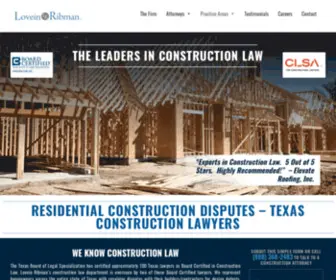 BJRHhlawyers.com(Residential Construction Disputes) Screenshot