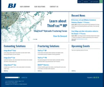 Bjservices.com(Oilfield Services & Shale Gas) Screenshot