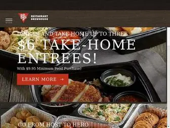 BJsrestaurants.com(BJ's Restaurant and Brewhouse) Screenshot