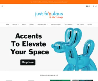 Bjustfabulous.com(Just Fabulous Palm Springs) Screenshot