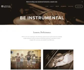 Bjviolin.com(BJ Montoya Violin Studio) Screenshot