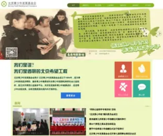 BJYDF.cn(北京青少年发展基金会网站) Screenshot