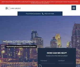 BK-Lawgroup.com(Minnesota Business Lawyer) Screenshot