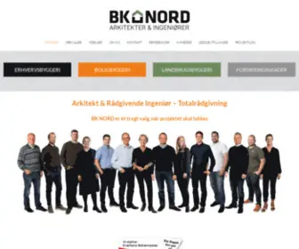 BK-Nord.dk(Arkitekt og ingeniør til totalrådgivning ved byggeri) Screenshot