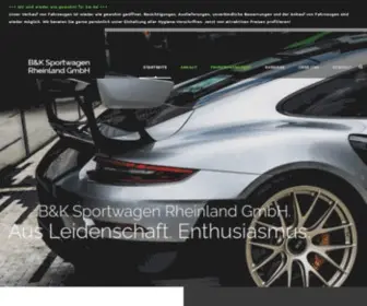 BK-Sportwagen.de(B&K Sportwagen Rheinland GmbH) Screenshot
