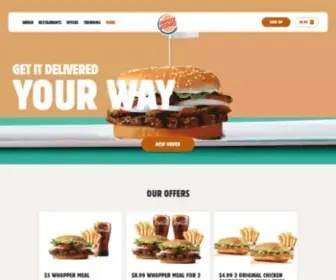 BK.com(Burger King) Screenshot