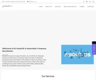 Bkacs.com(Kaushik And Associates Company Secretaries) Screenshot