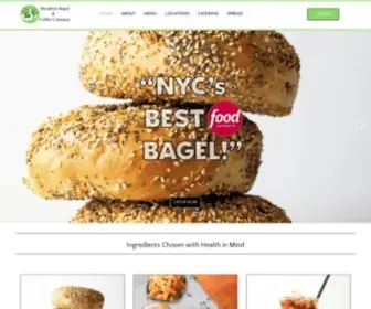 Bkbagel.com(Hand-Rolled Kettle-Boiled Bagels) Screenshot