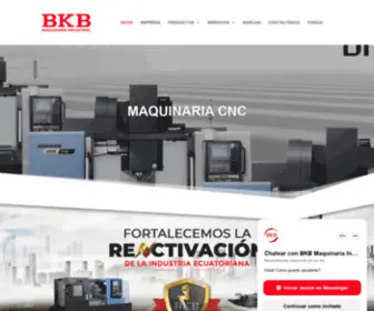 BKbmaquinaria.com(BKB Maquinaria Industrial) Screenshot