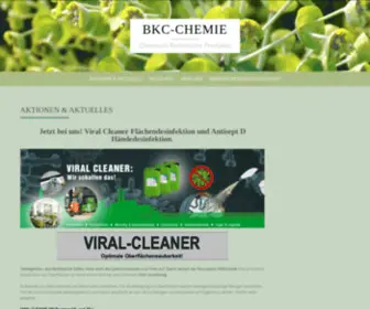 BKC-Chemie.de(AKTIONEN & AKTUELLES) Screenshot