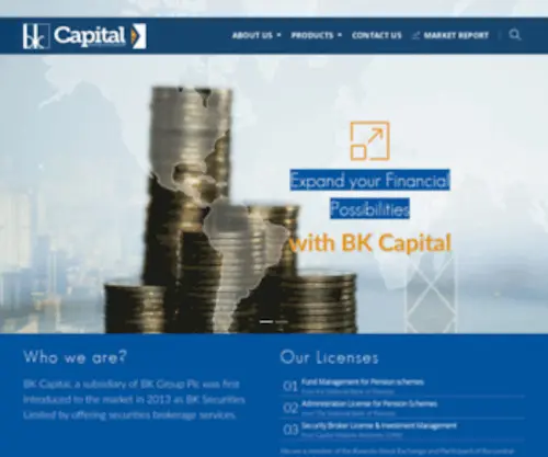 Bkcapital.rw(BK Capital) Screenshot