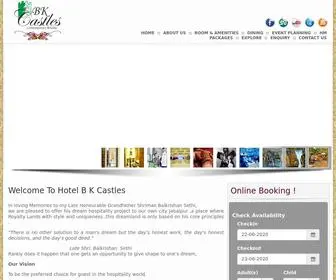 Bkcastles.com(Hotel B K Castles) Screenshot